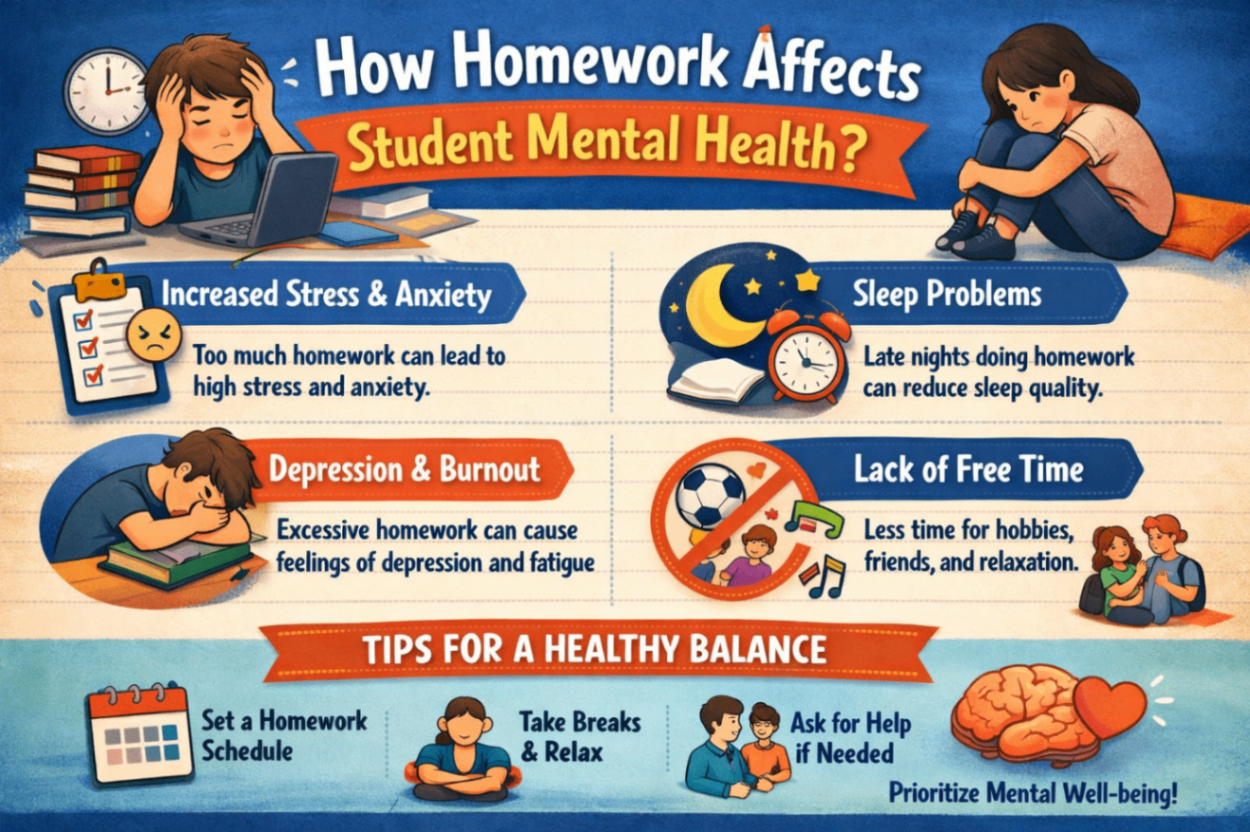 How Homework Affects Student Mental Health?