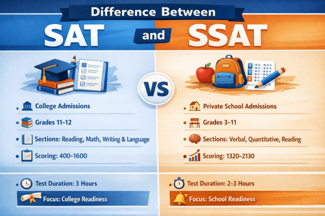 Difference Between SAT and SSAT