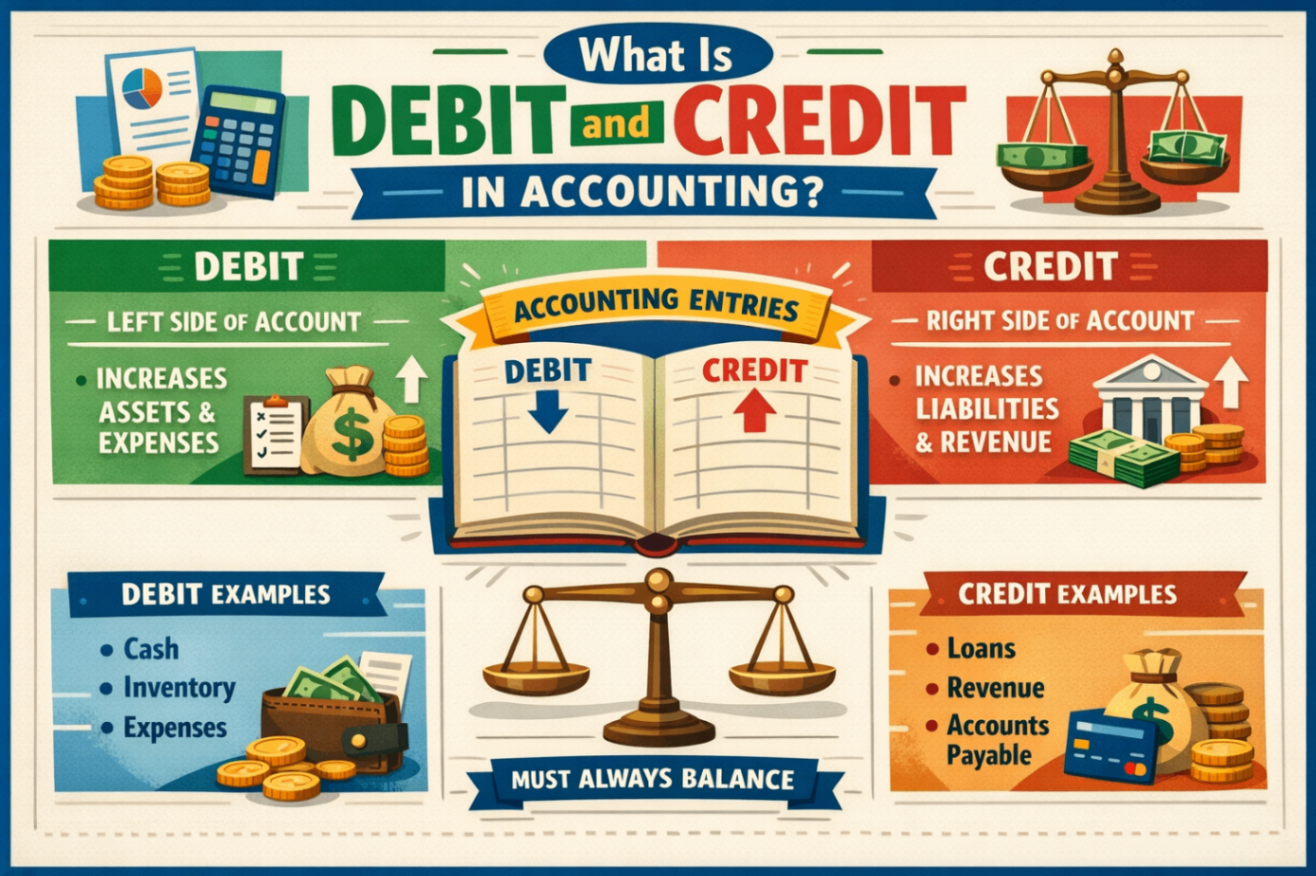 What Is Debit and Credit in Accounting?