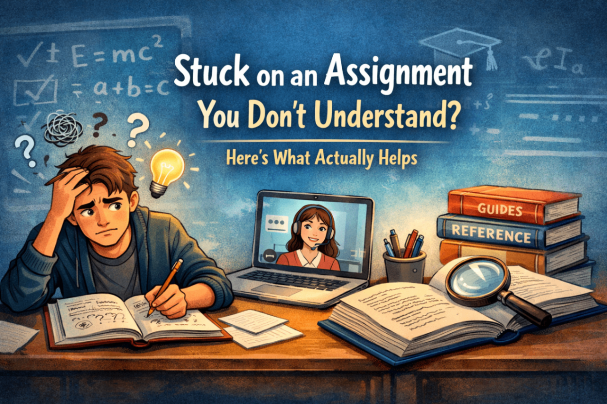 Stuck on an Assignment You Don't Understand? Here's What Actually Helps